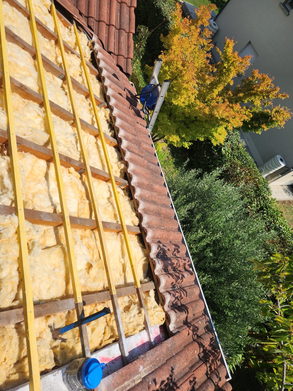 Isolation toiture laine