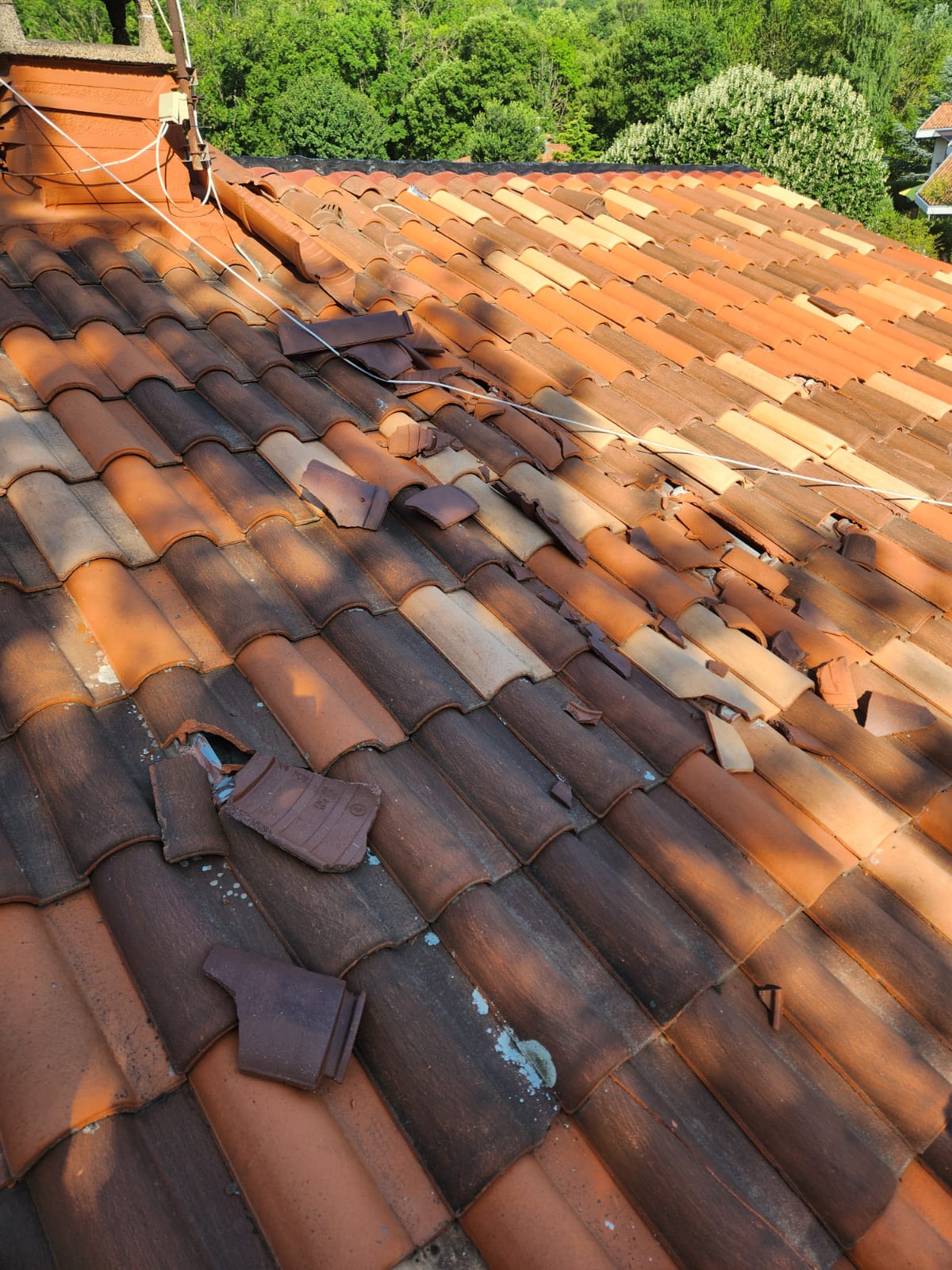 Réparation toiture abîmée